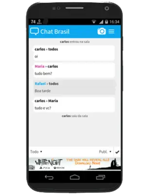 Chat Brasil v2 android App screenshot 0