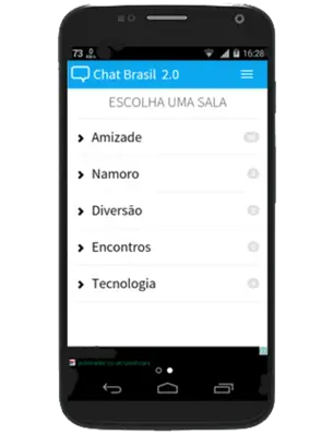 Chat Brasil v2 android App screenshot 2